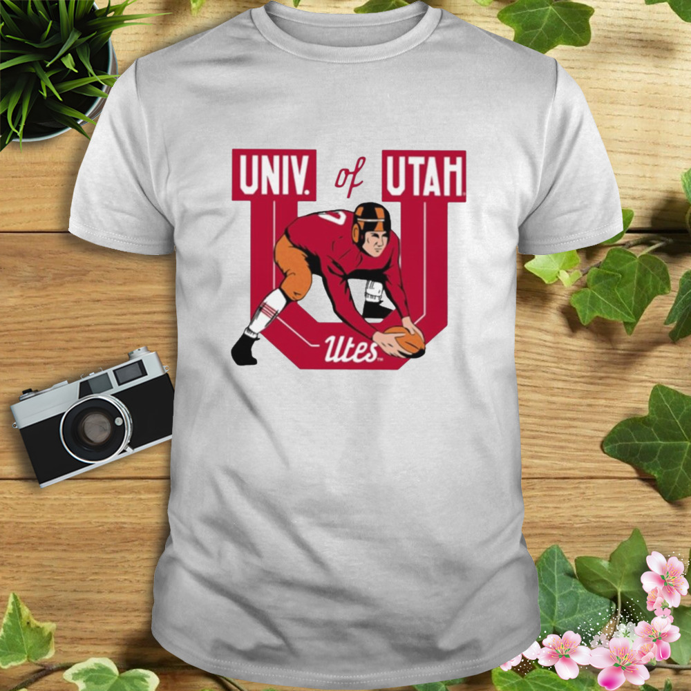 Utah vintage Football logo ringer T-shirt