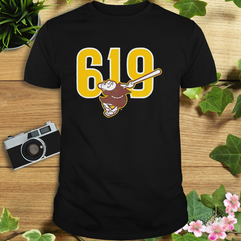 San Diego padres brown 619 beisbol shirt