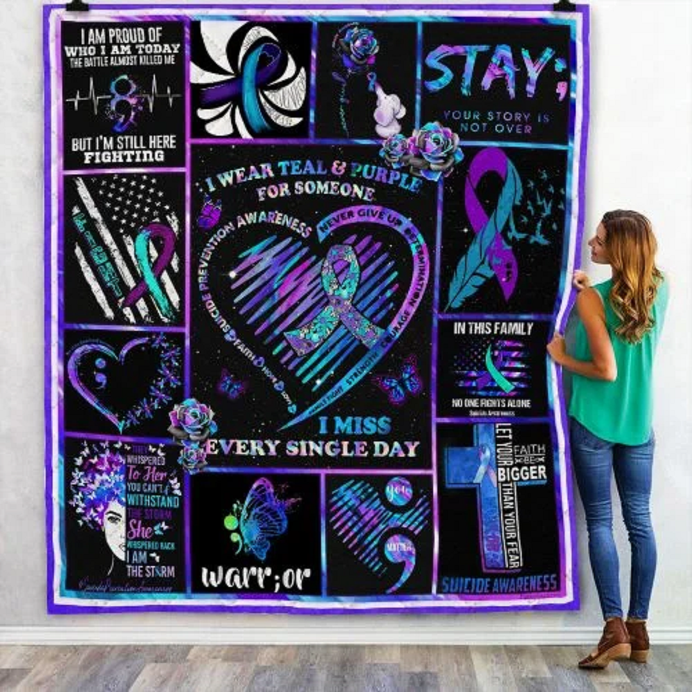 Suicide Prevention Awareness Blanket