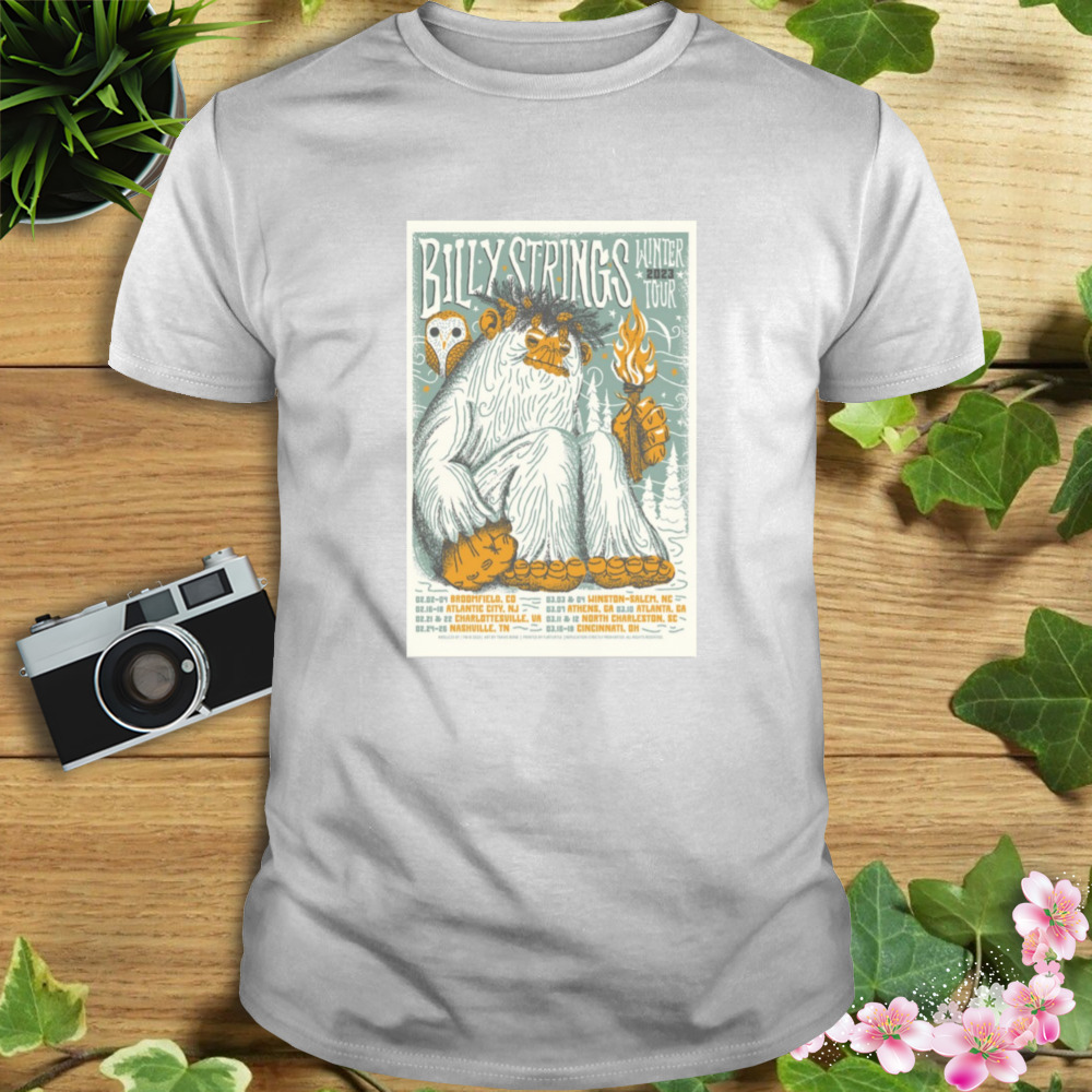 Billy Strings Winter Tour February & March 2023 shirt