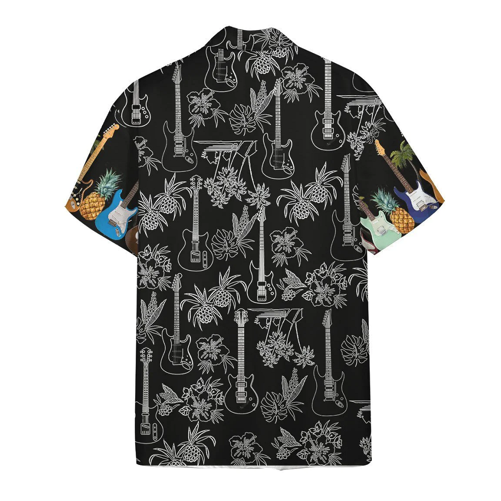 Electric Guitar 3D All Over Printed Hawaii Shirts