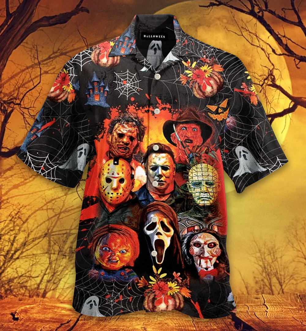 Halloween Horror Hawaiian Shirt