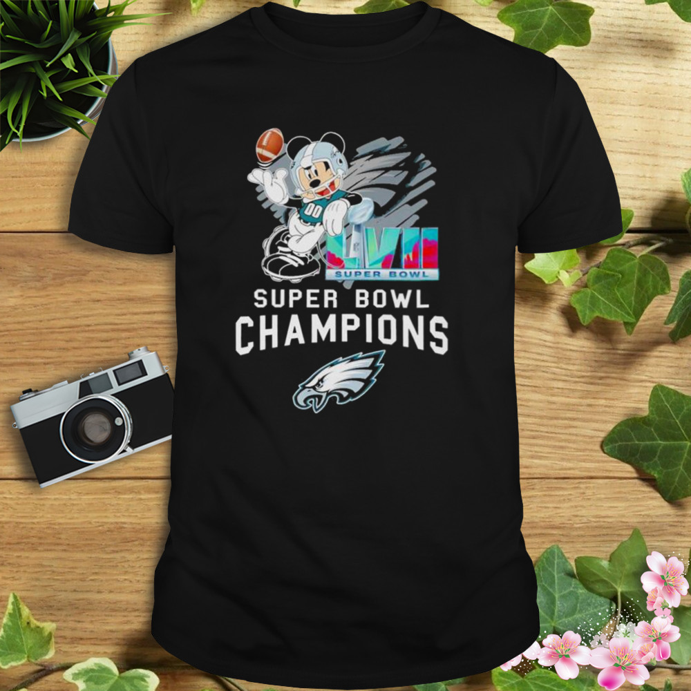 Mickey Mouse Philadelphia Eagles Super Bowl LVII Champions shirt - Trend  Tee Shirts Store