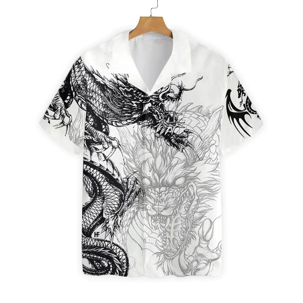 Oriental Dragon Hawaiian Shirt