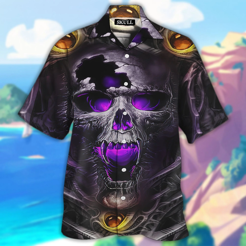 Skull 3D All Over Printed Hawaiian Shirts
