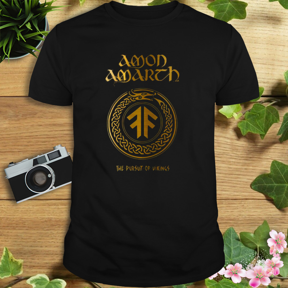 Amon Amarth The Pursuit Of Vikings T-Shirt Men T Shirts Funny