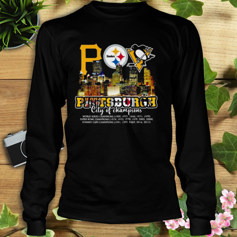 Pittsburgh Steelers City Of Champions 2023 New Design Shirt Size