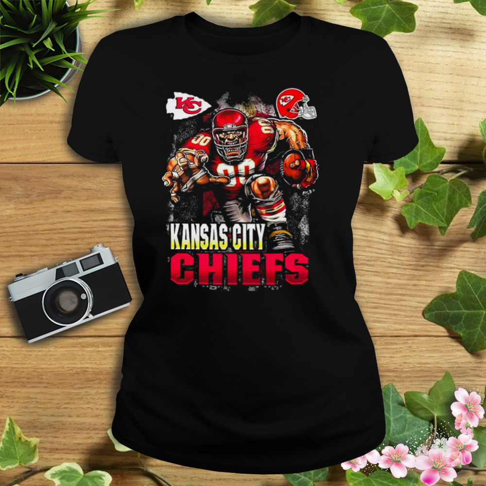 Kansas City Tecmo Bowl Retro 6 Bit Chiefs Nintendo Football T Shirt