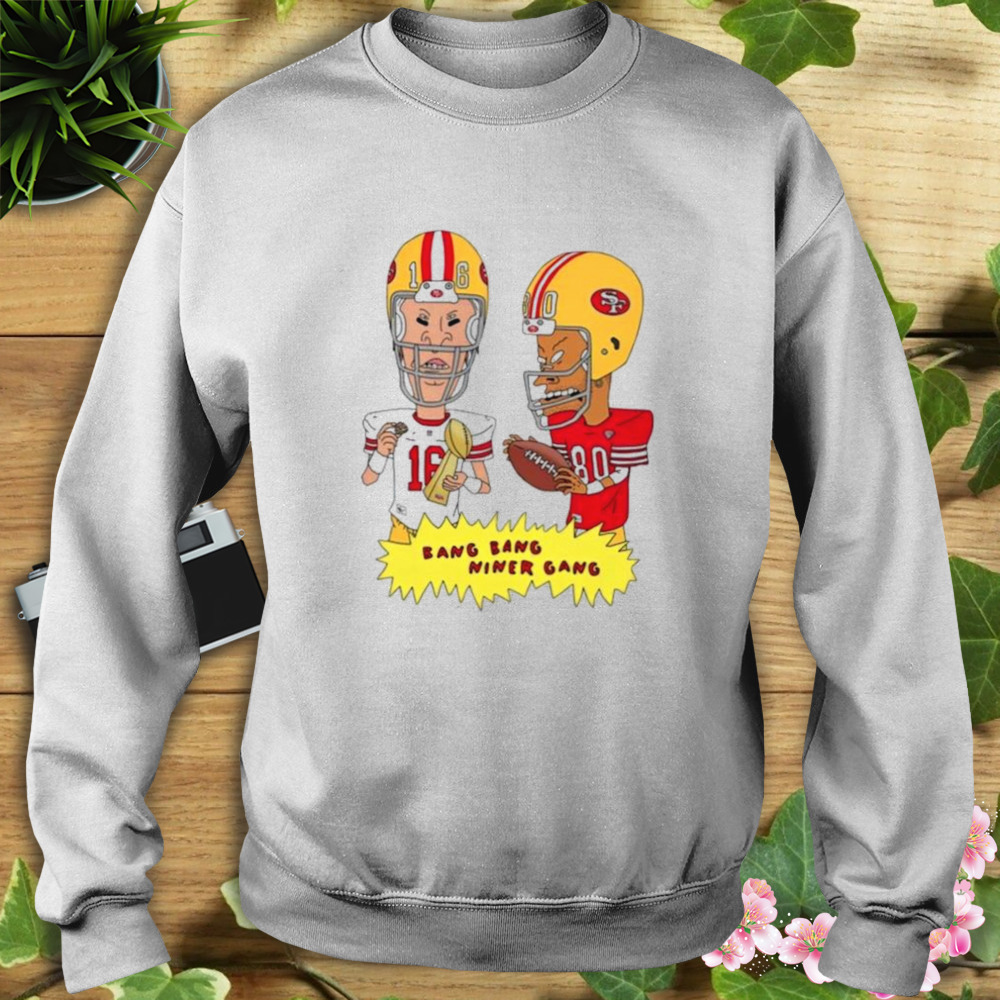 Bang Bang Niner Gang 49ers T Shirt Women's 49ers Gifts for Her - Happy  Place for Music Lovers