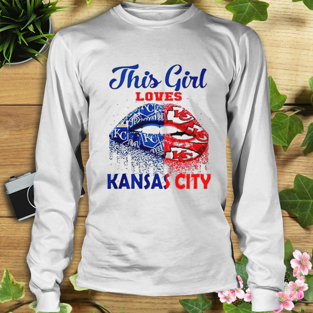 Sexy Lips half KC Royals half KC Chiefs rhinestone shirt, hoodie, sweater  and v-neck t-shirt