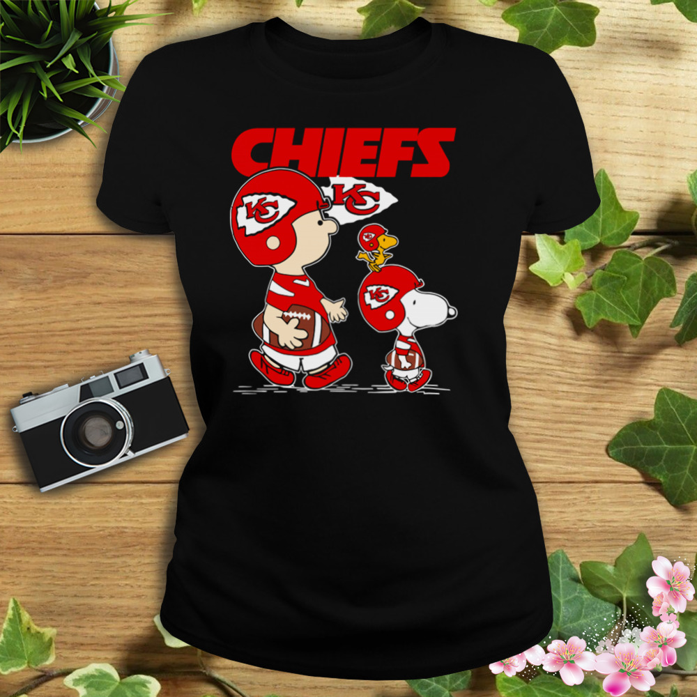 Peanuts Characters Kansas City Chiefs In October We Wear Pink Shirt -  Teespix - Store Fashion LLC