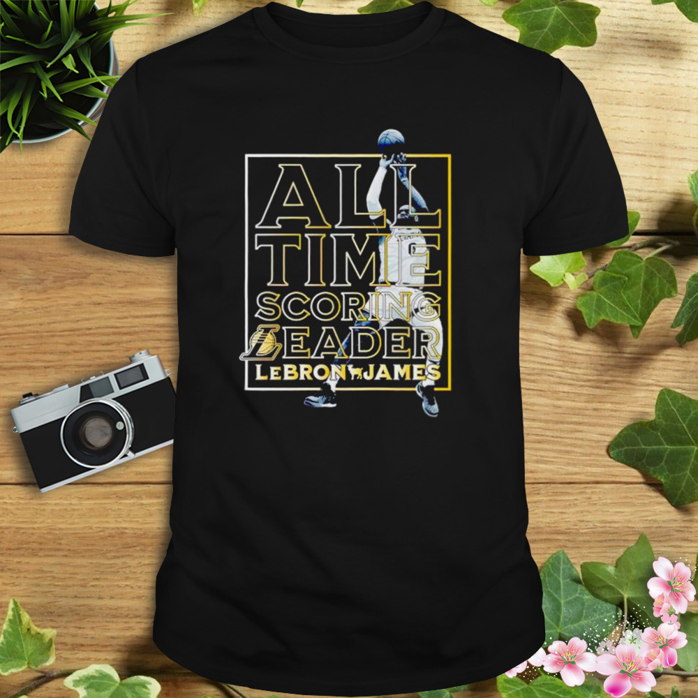 leBron James Los Angeles Lakers All-Time scoring leader shirt
