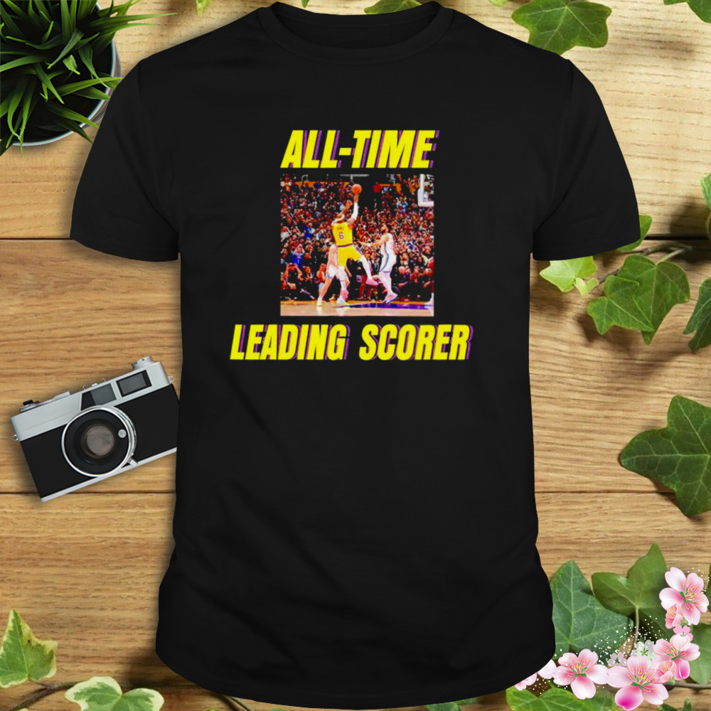 lebron James LA Lakers all time leading scorer shirt