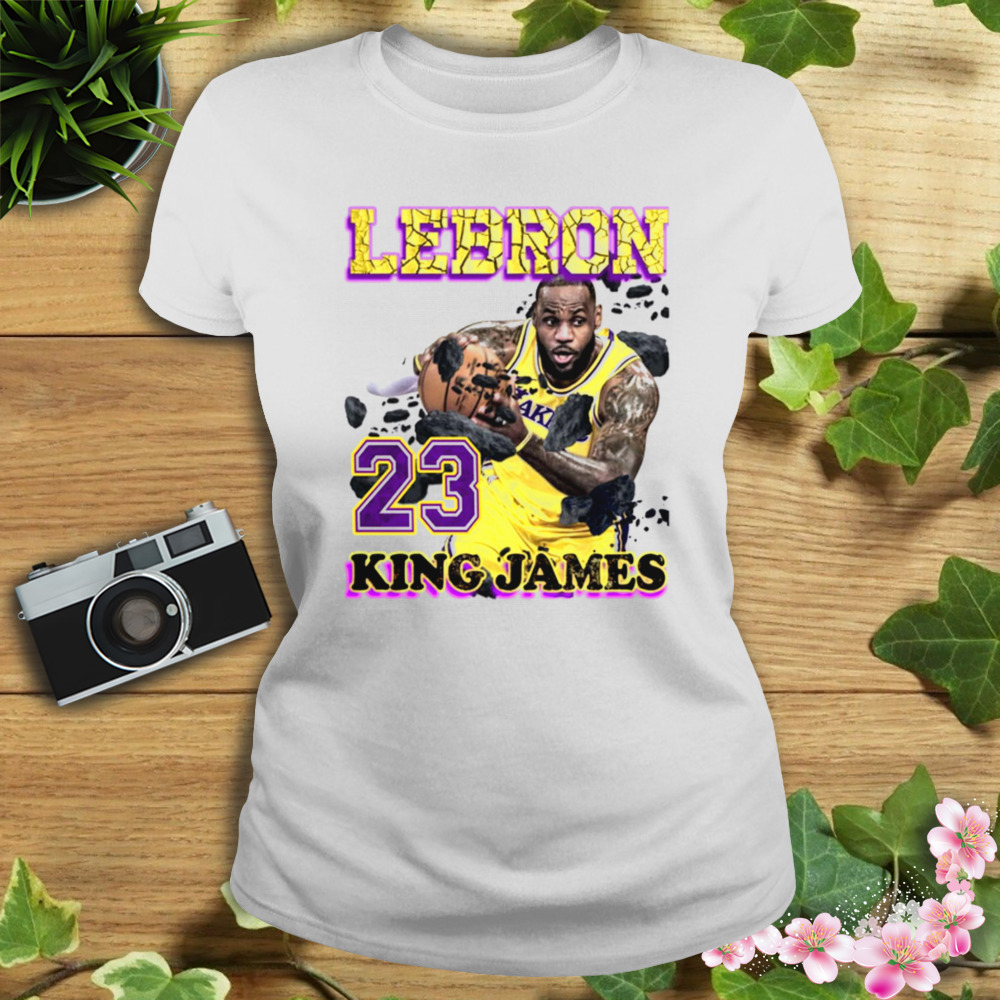 LEBRON JAMES VINTAGE STYLE T-SHIRT