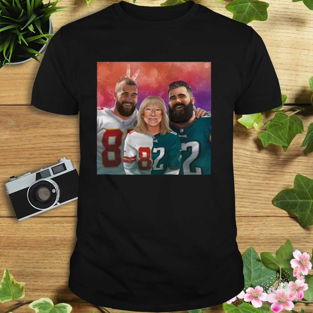 Kelce Kelce and Kelce Super Bowl LVII 2023 shirt