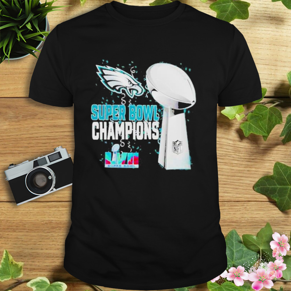 Philadelphia Eagles NFL Black 2023 Super Bowl LVII Champions shirt