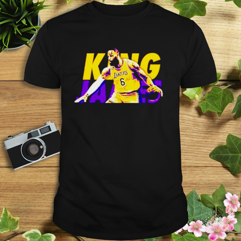 king James Los Angeles Lakers shirt