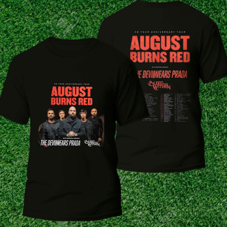 August Burns Red 20th anniversary 2023 Tour Shirt