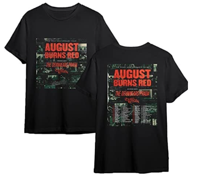 August Burns Red Tour 2023 shirt