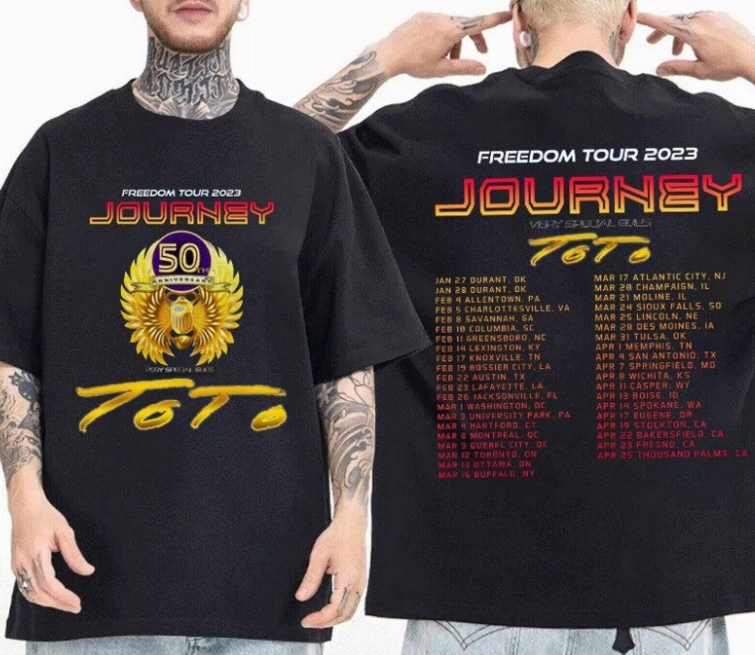 Best Journey 2023 Freedom Tour Shirt