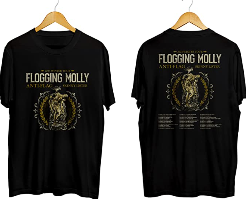 Flogging Molly Tour 2023 shirt