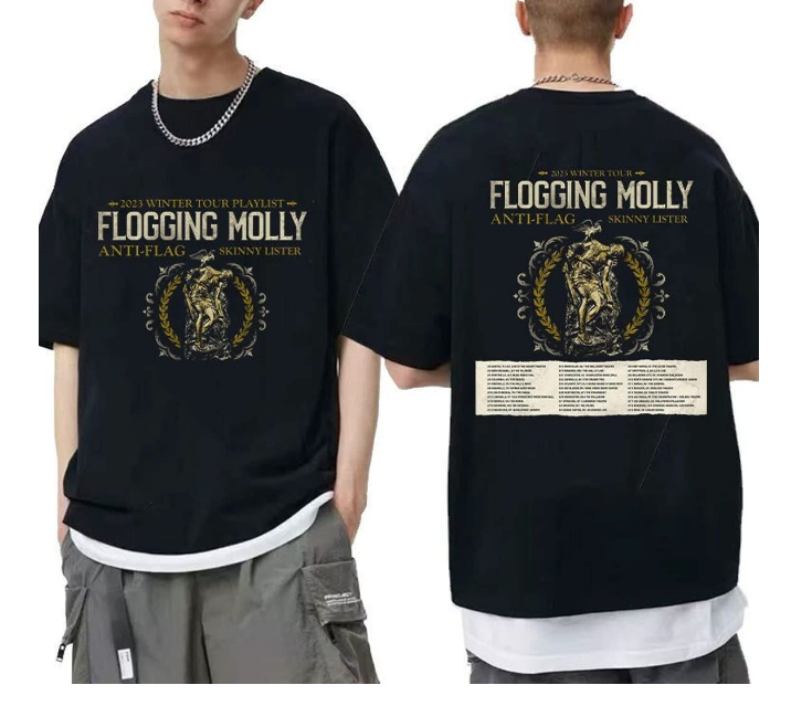 Flogging Molly World Tour 2023 shirt