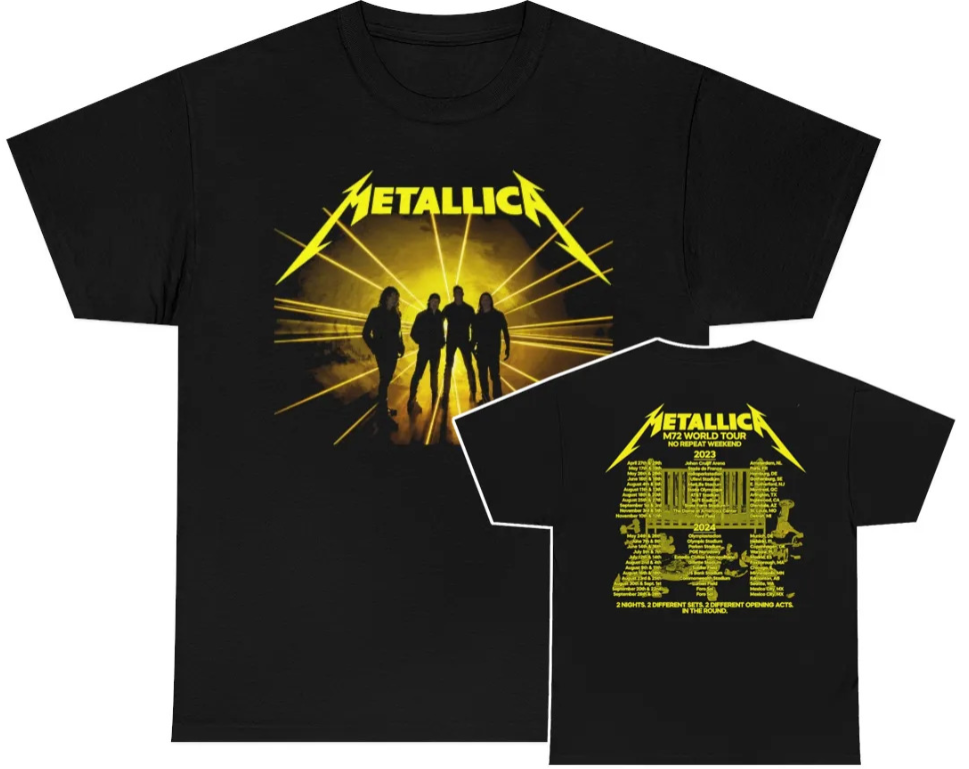 Metallica 72 Seasons 2023 – 2024 World Tour Shirt