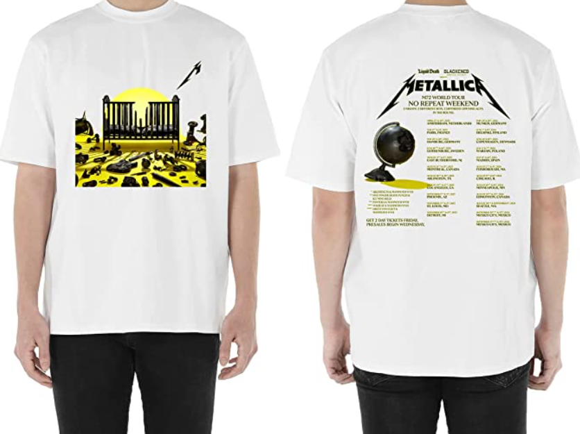 Metallica World Tour 2023 T-shirt