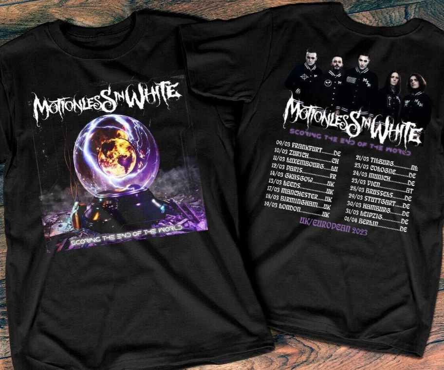Motionless In White tour 2023 shirt