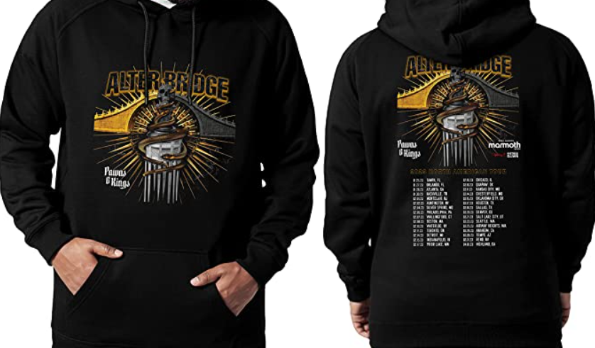 Alter Bridge North America Tour 2023 Merch Pawns and Kings Tour 2023 Shirt  Pawns and Kings