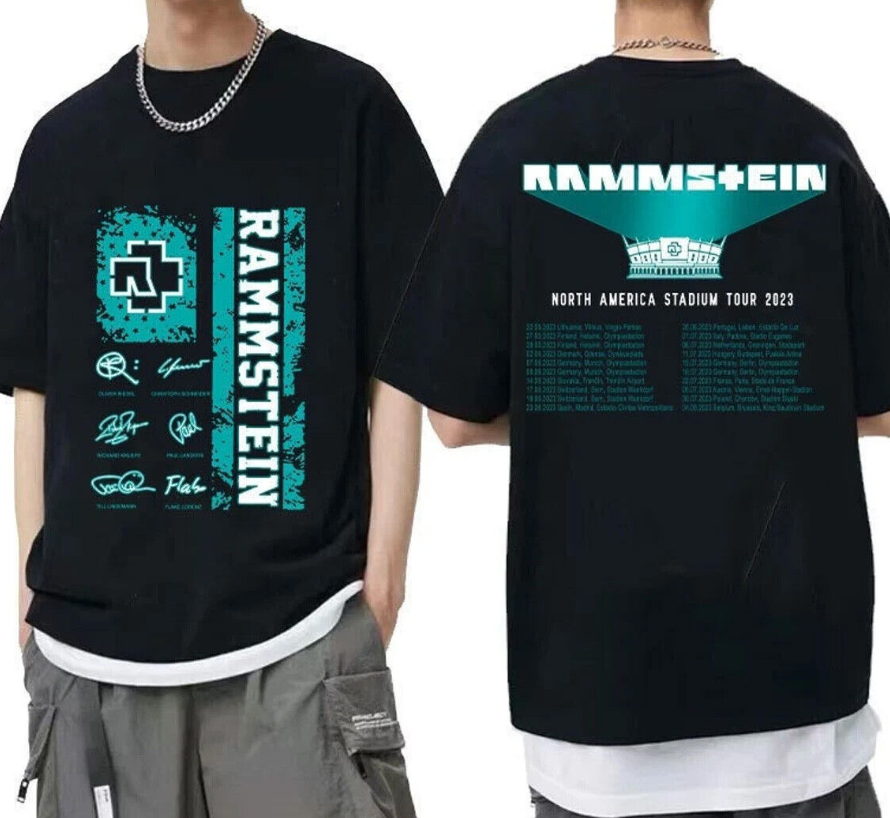 Rammstein 2023 Stadium Europe Tour Shirt
