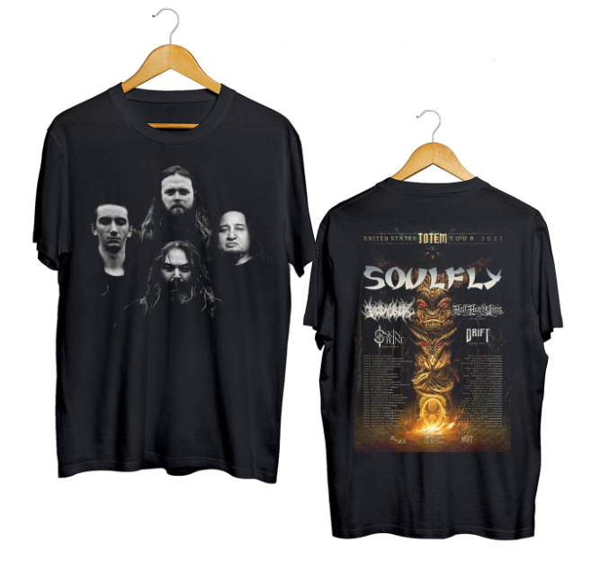 Soulfly Tour 2023 music vintage shirt