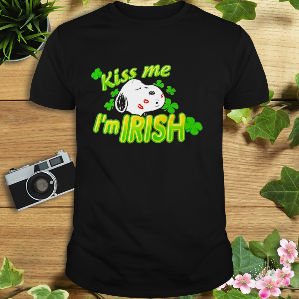 snoopy kiss me I’m Irish Happy St.Patrick’s day shirt