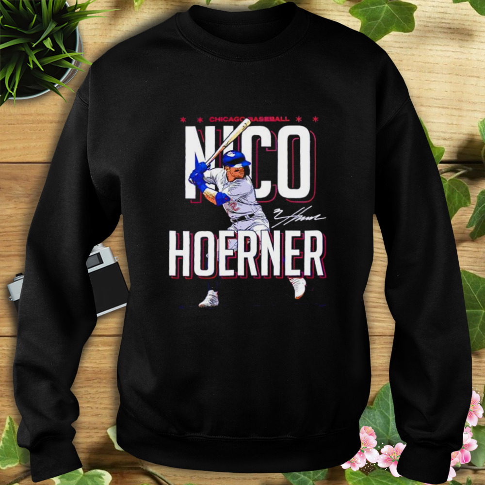 Nico Hoerner player Chicago Baseball signature shirt