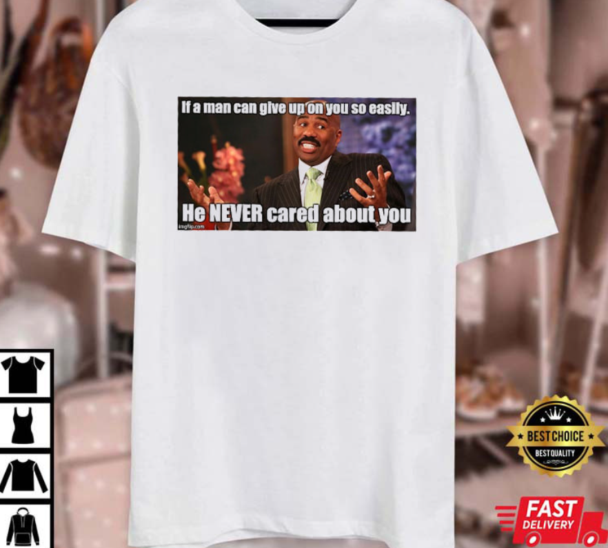 A Steve Harvey Meme Caption T-Shirt