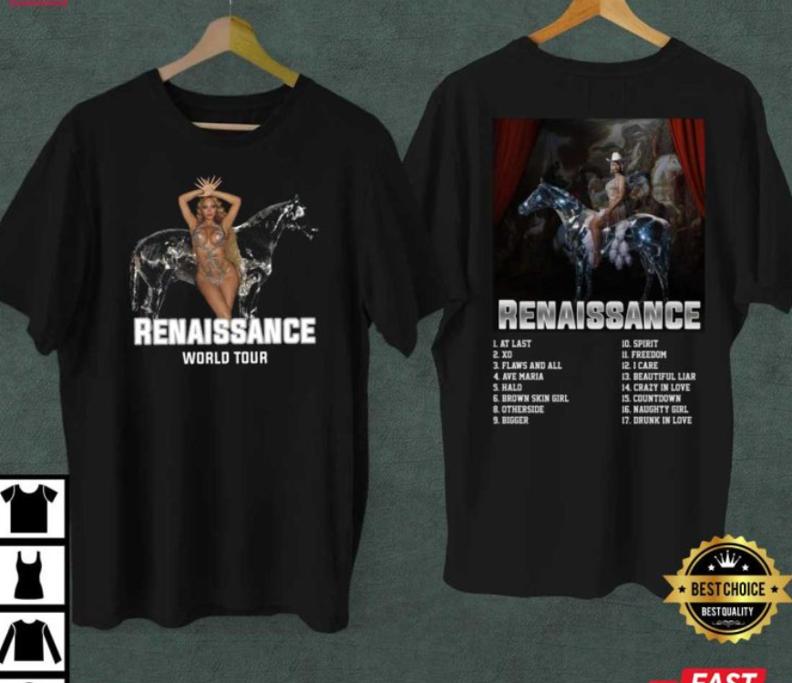 Beyoncé Renaissance World Tour 2023 Music Concert T-Shirt