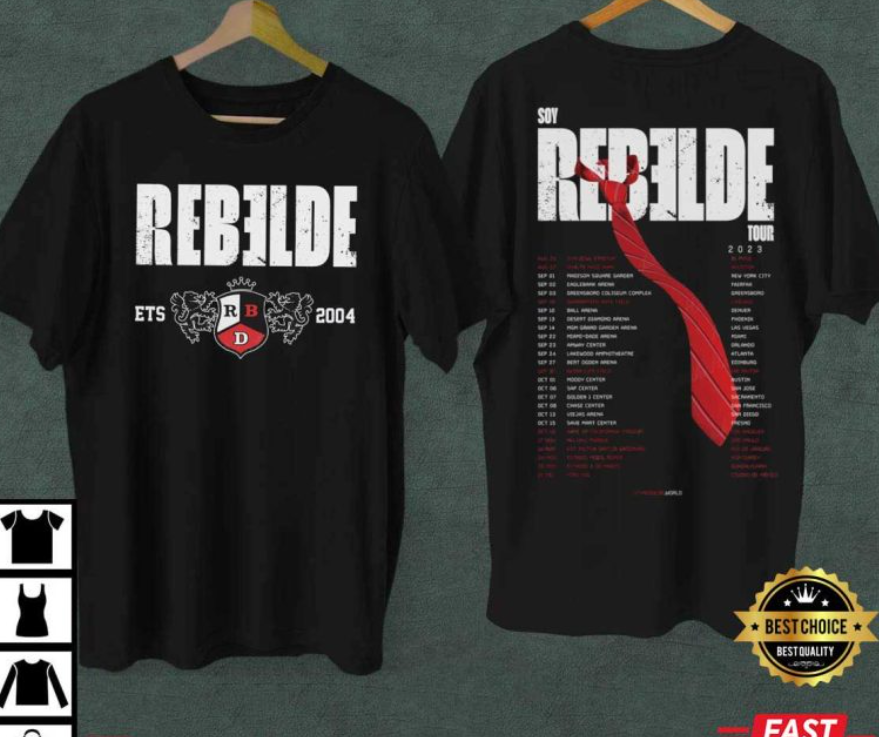 Jeanette Soy Rebelde Tour 2023 T-Shirt