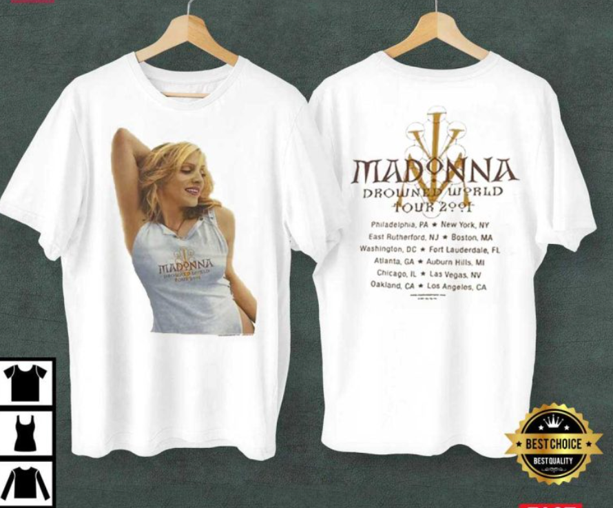 Madonna Drowned World Tour 2001 Gift For Fan T-Shirt