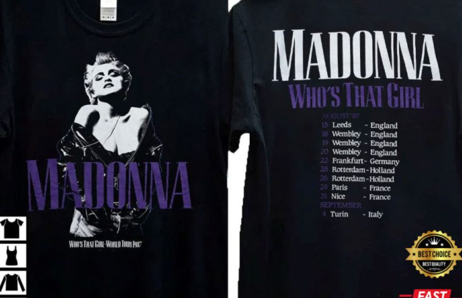 Madonna Who’s That Girl World Tour 2023 T-Shirt