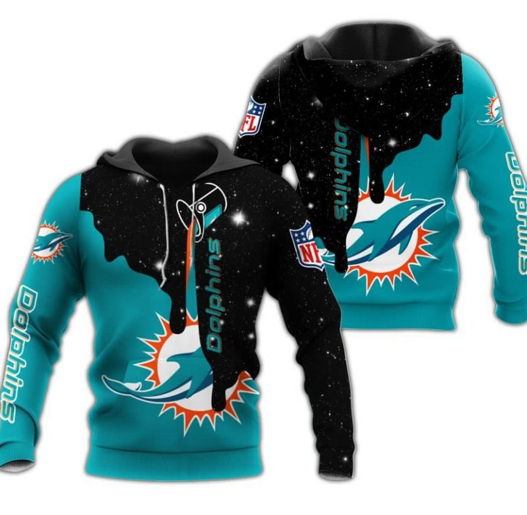 NFL Miami Dolphins All Over Print 3D T-Shirt