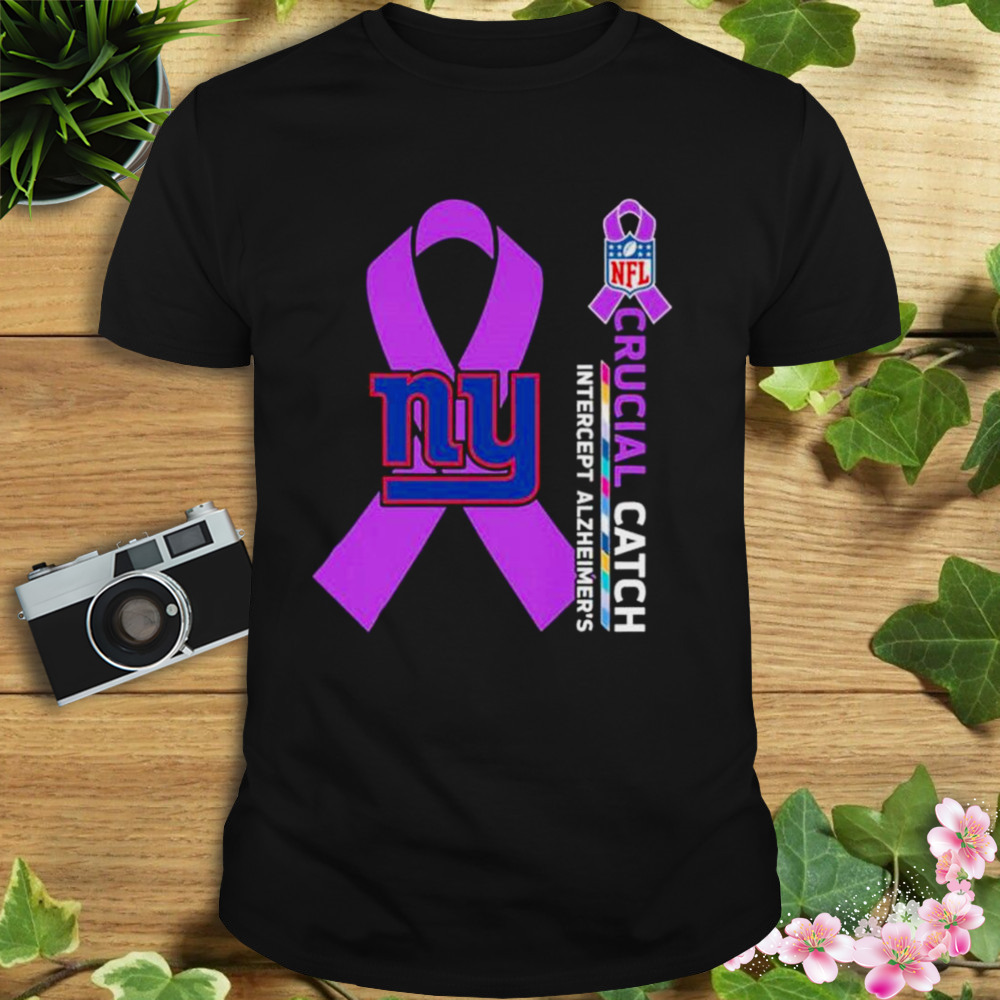 New York Giants NFL Crucial Catch Intercept Alzheimer's shirt, hoodie,  sweater, long sleeve and tank top