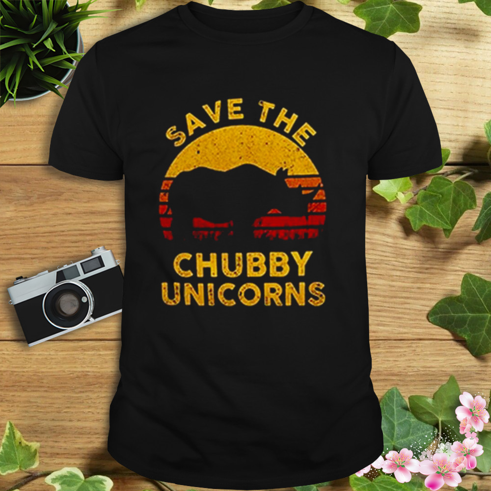 Rhino Save The Chubby Unicorn T-Shirt