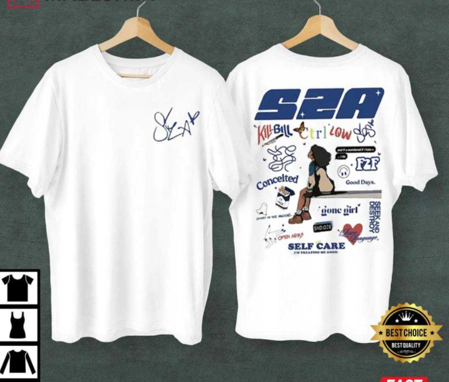 SZA SOS Full Album Tracklist Merch T-Shirt