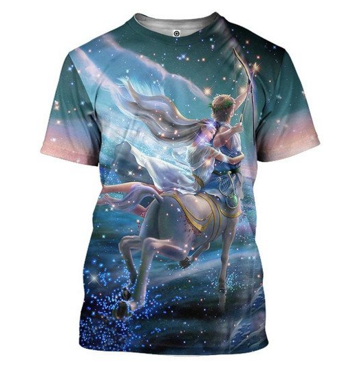 Sagittarius Birthday Gift All Over Print 3D T-Shirt