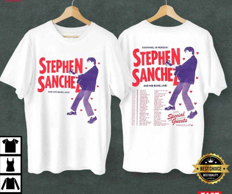 Stephen Sanchez 2023 Tour Gift For Fan T-Shirt