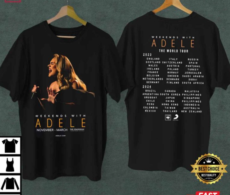 Weekends With Adele The World Tour T-Shirt