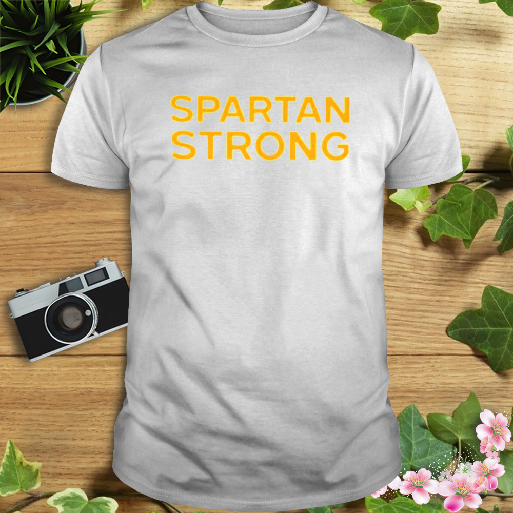 illinois basketball Spartan strong MSU shirt
