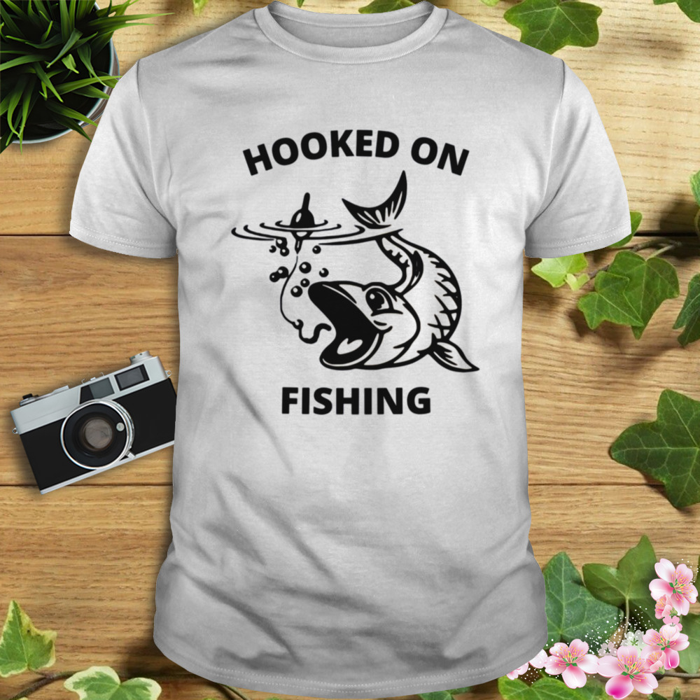 Lucky In Fishing Hooked On Fishing shirt