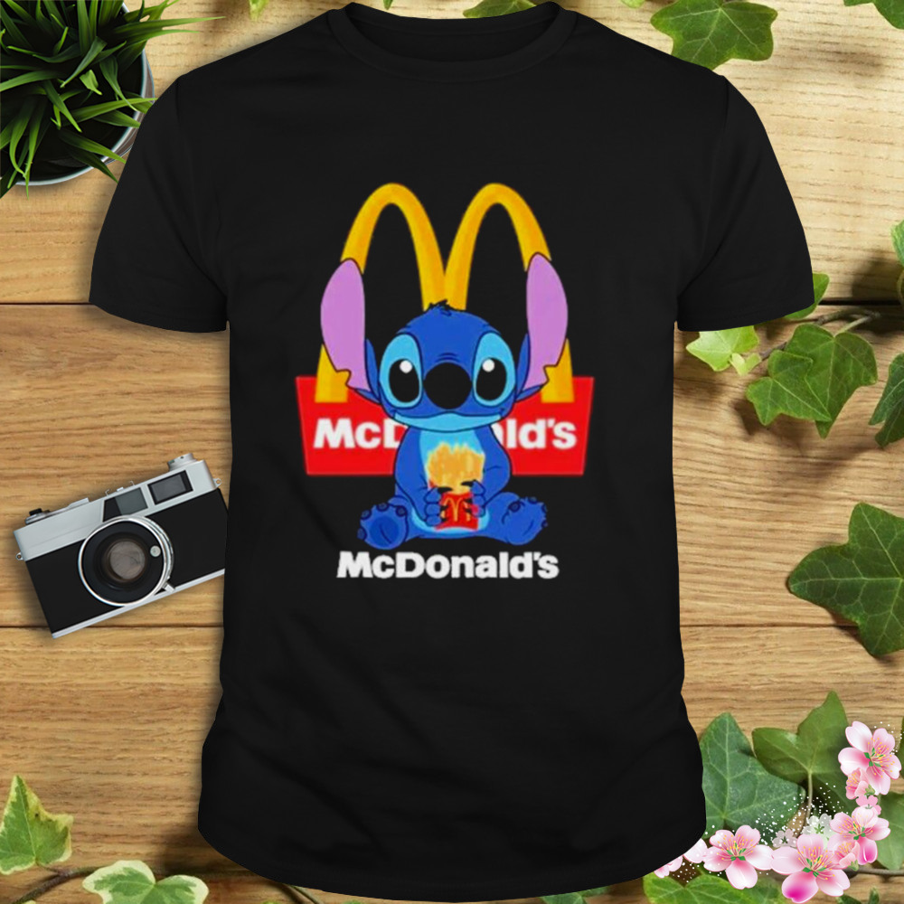 Baby Stitch Hug Mcdonald’s shirt