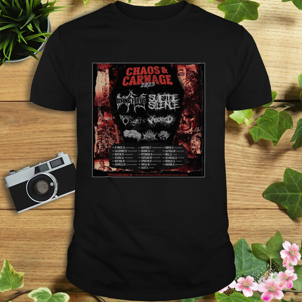 Chaos & Carnage Tour 2023 shirt